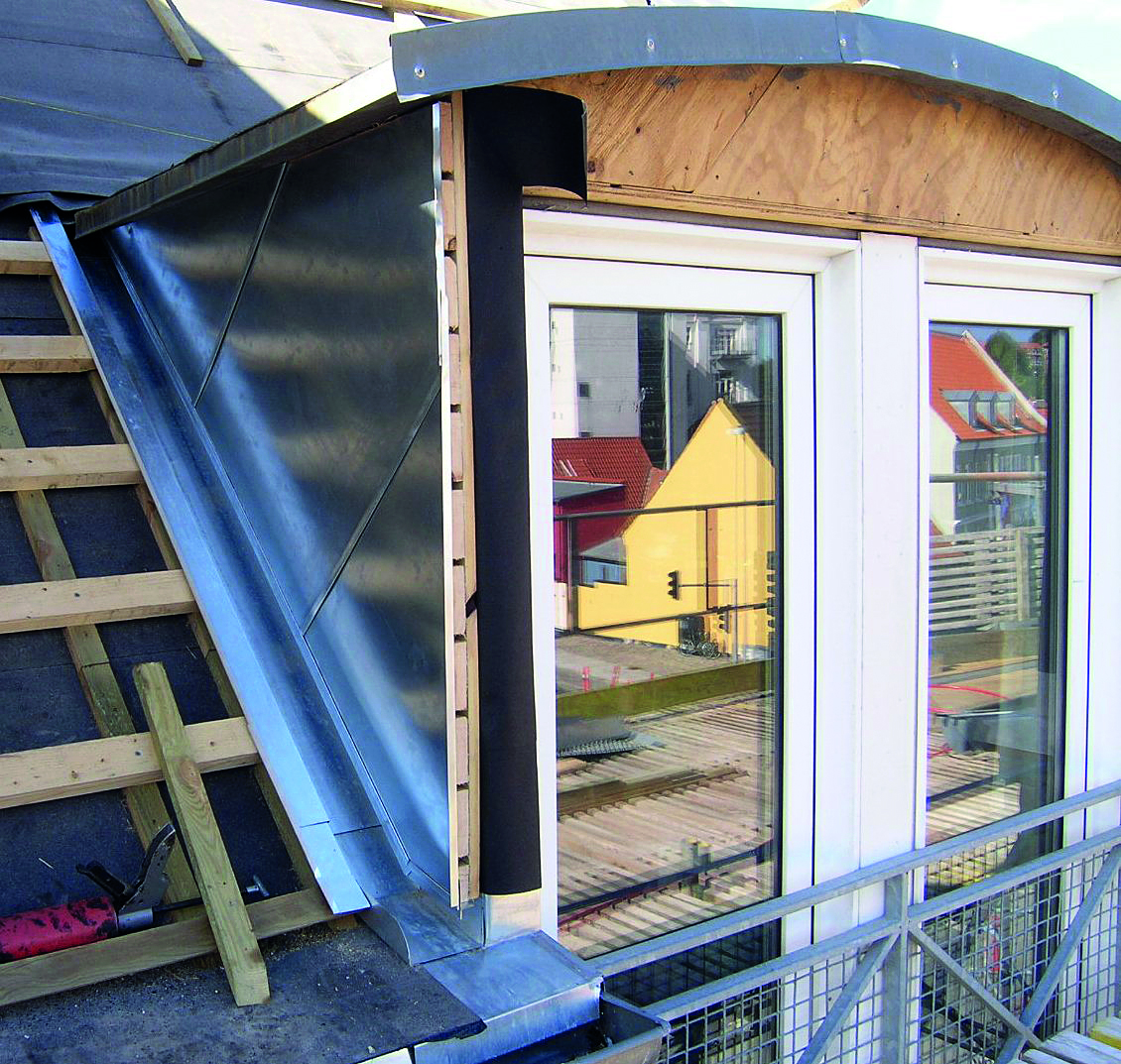 Eksempel på en kvist med forsænket siderende. 