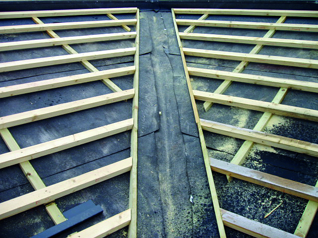 Undertag ved skotrende.