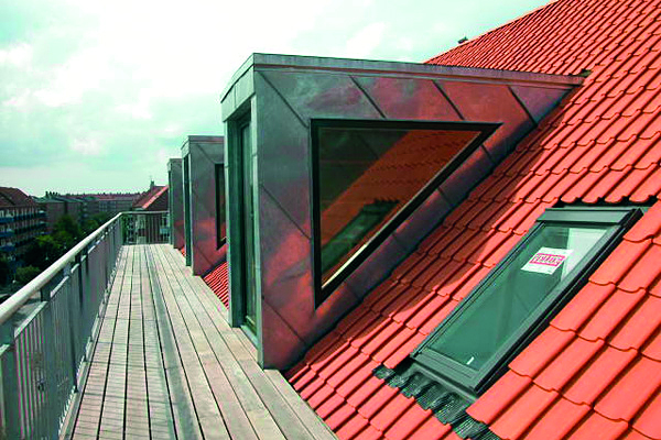 Lejligheder med kviste og med direkte adgang til tagterrasse