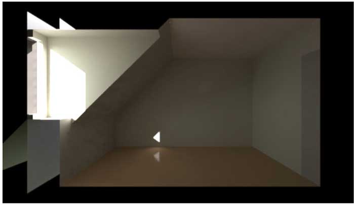 Lodret ovenlysvindue . Lille lysstyrke